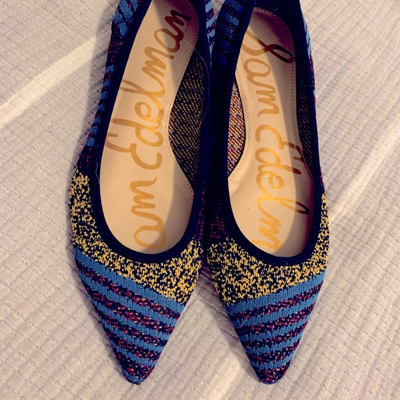Sam Edelman patterned pointed toe flats - 7 - Picture 2 of 11